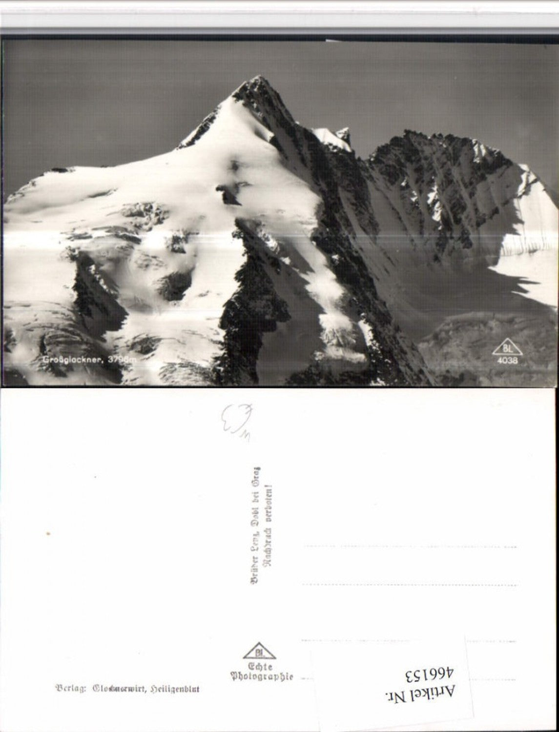 466153,Großglockner b. Heiligenblut Bergkulisse