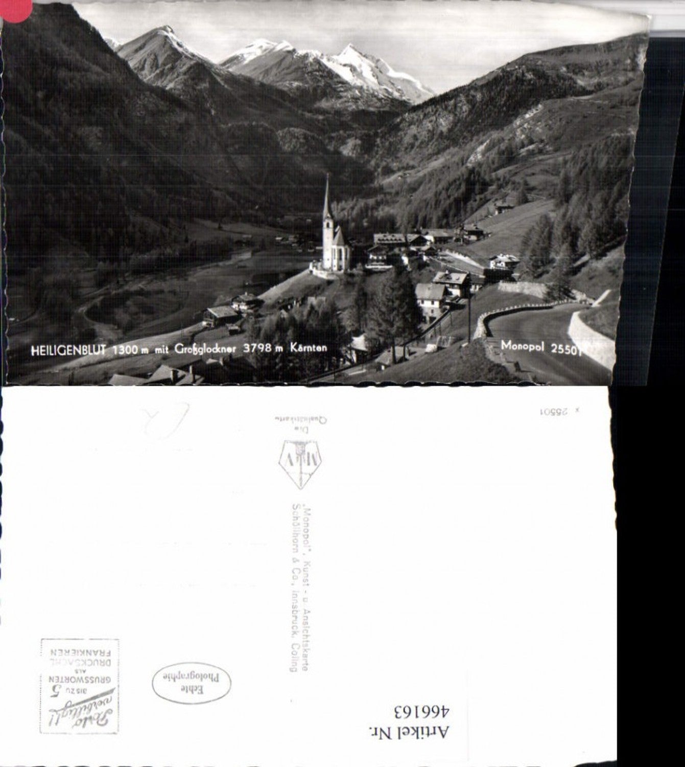 466163,Heiligenblut Totale m. Großglockner Bergkulisse