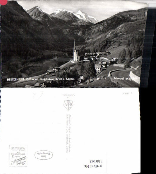 466163,Heiligenblut Totale m. Großglockner Bergkulisse