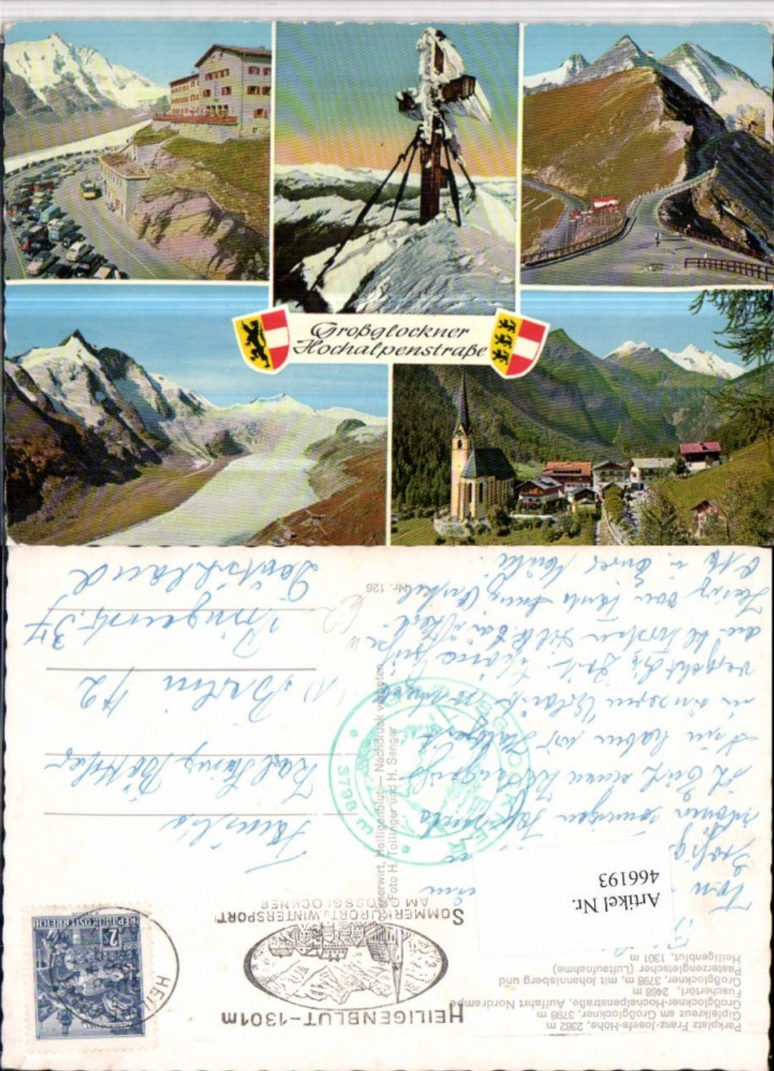 466193,Großglockner Hochalpenstraße b. Heiligenblut Mehrbildkarte