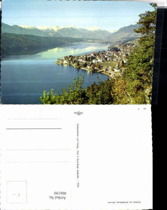 466199,Millstatt am Millstättersee Totale See Bergkulisse