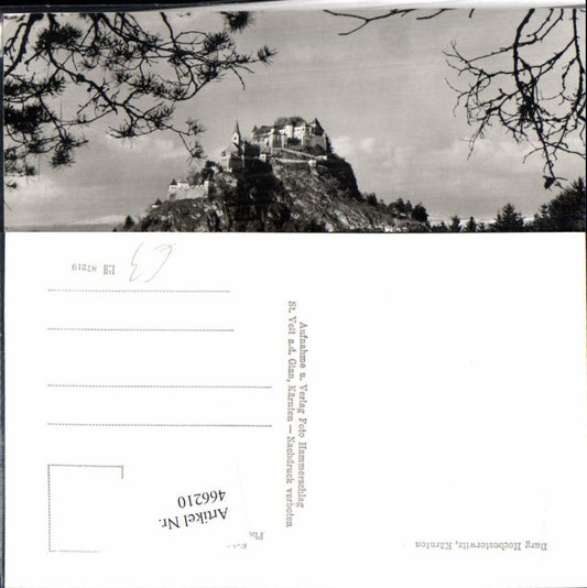 466210,Burg Hochosterwitz b. St. Georgen am Längsee