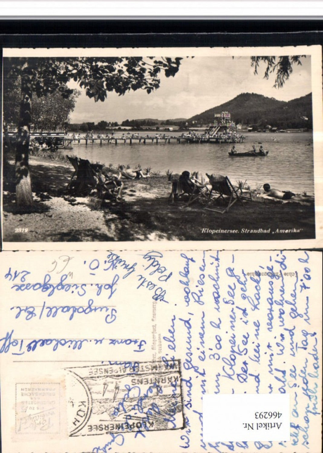 466293,Klopeinersee See b. St. Kanzian Strandbad Amerika