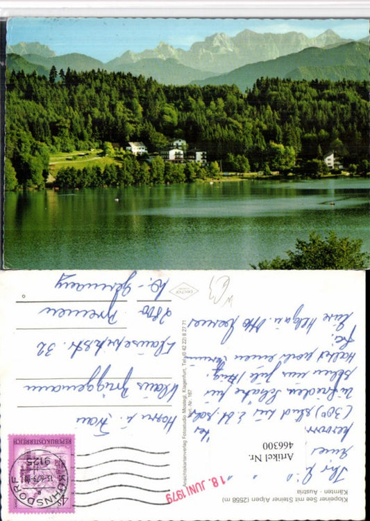 466300,Klopeinersee See b. St. Kanzian m. Steiner Alpen Bergkulisse