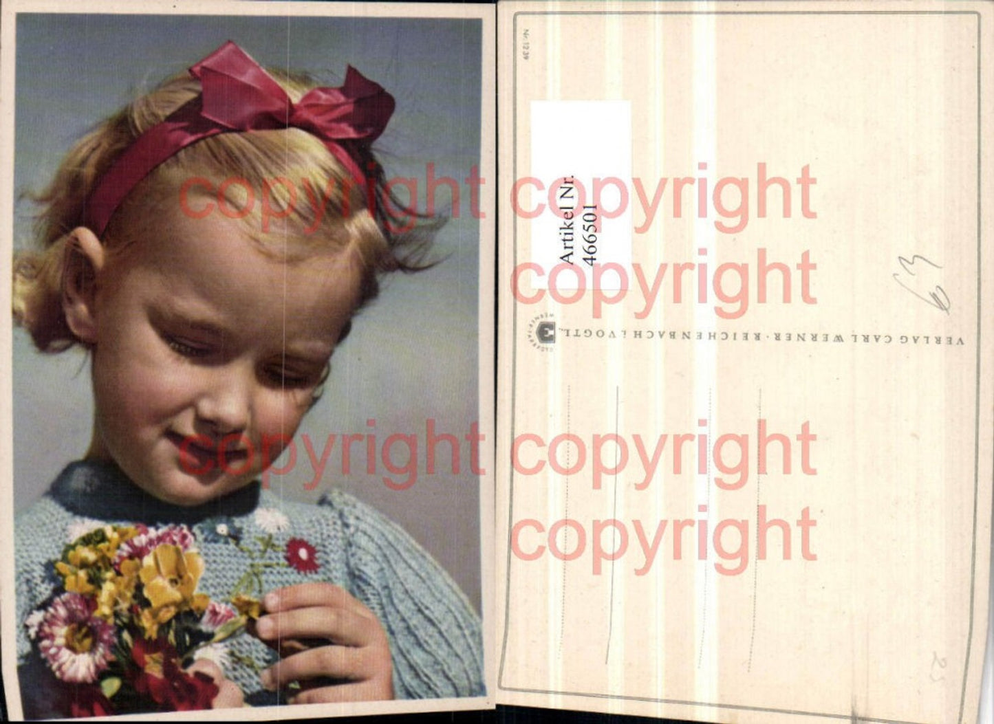 466501,Kind Mädchen Schleife Blumen Portrait