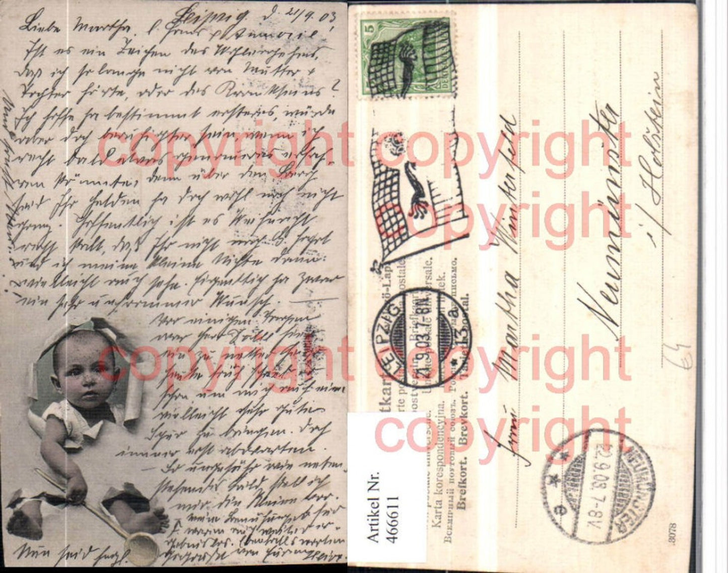 466611,Fotomontage Kind Baby Kochlöffel zerrissenes Papier