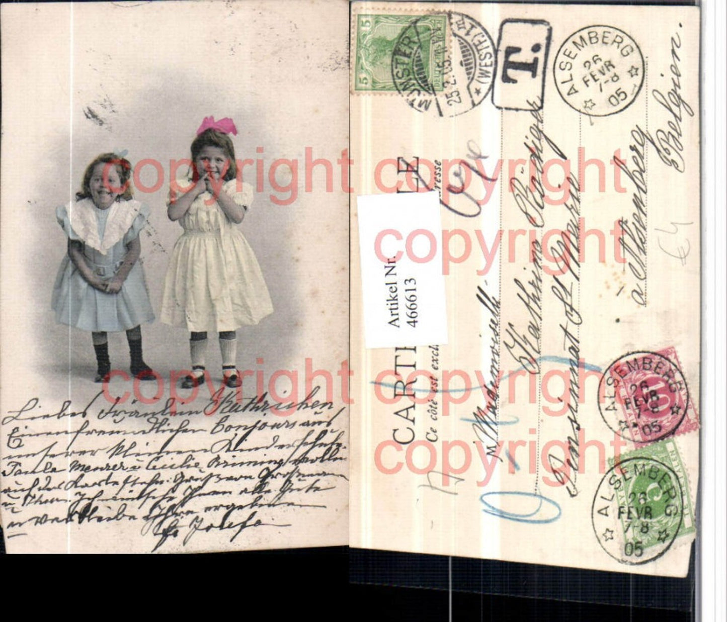 466613, Children's Girls' Knit Dresses