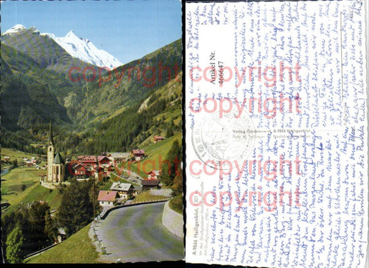 466647,Heiligenblut Totale m. Großglockner Bergkulisse