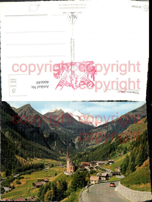 466649,Heiligenblut Totale m. Großglockner Bergkulisse