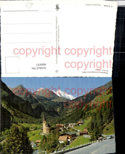 466651,Heiligenblut Totale m. Großglockner Bergkulisse