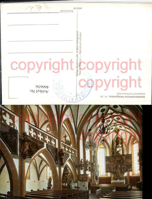 466656,Heiligenblut Wallfahrtskirche Kirche Innenansicht