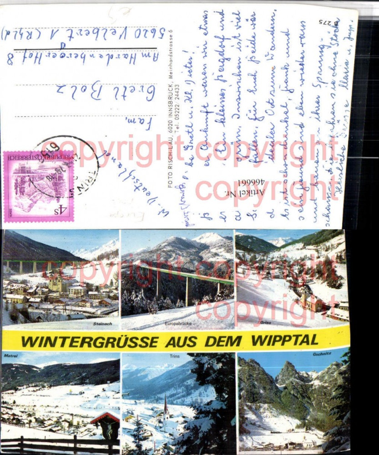 Alte Ansichtskarte – Old Postcard