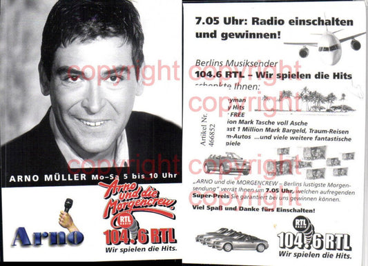 466852,Arno und die Morgencrew Moderator Arno Müller Portrait