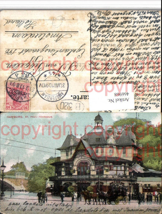 466968,Hamburg St. Pauli Fährhaus Kutsche