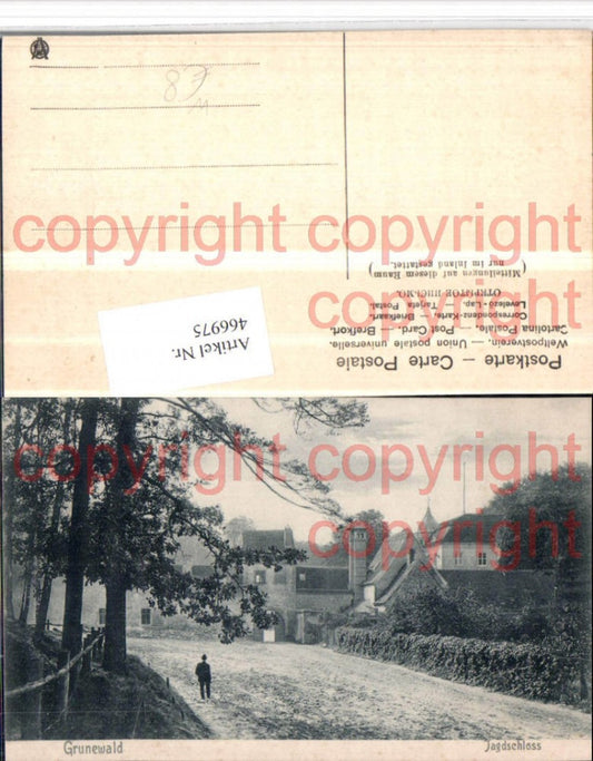 466975,Berlin Grunewald Jagdschloss Schloss