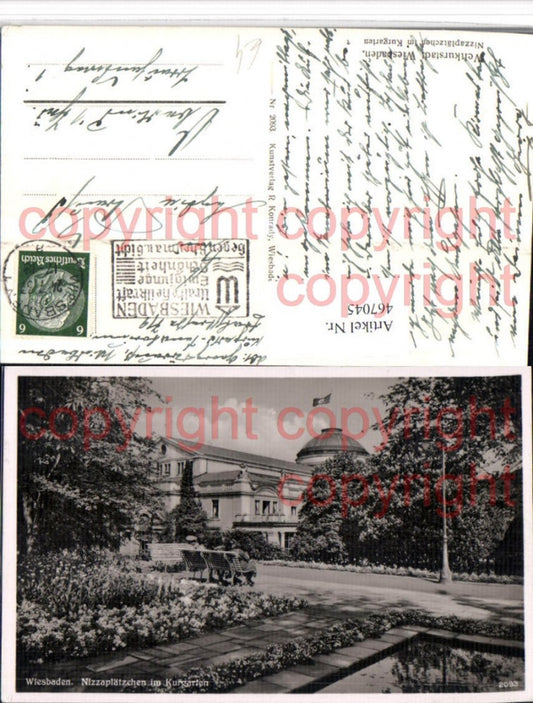 467045,Wiesbaden Nizzaplätzchen im Kurgarten