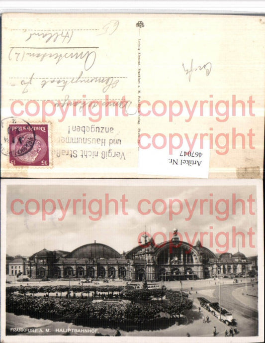 467047,Frankfurt am Main Hauptbahnhof Bahnhof