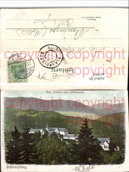 467084, Schwarzburg Castle from Helenensitz
