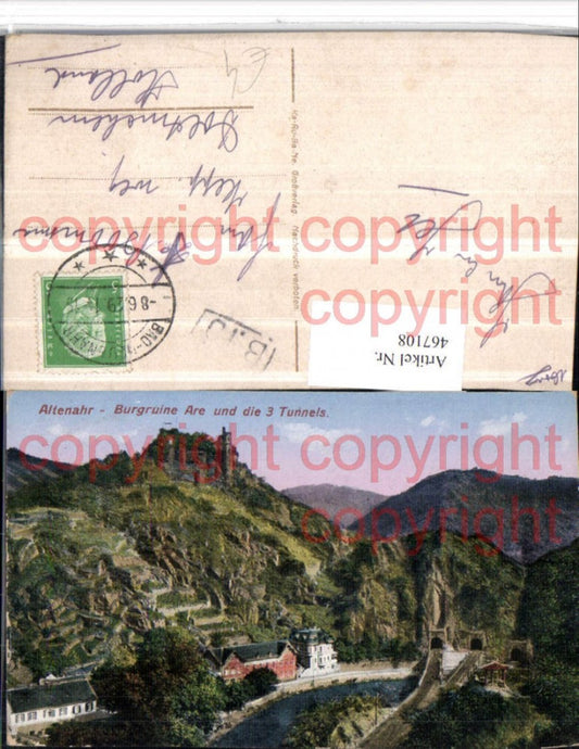 467108,Altenahr Burgruine Are und 3 Tunnel