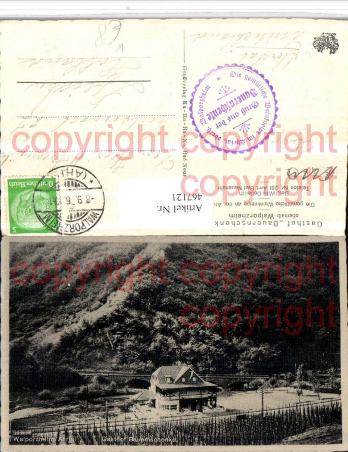 467121,Gasthof Bauernschenke b. Walporzheim