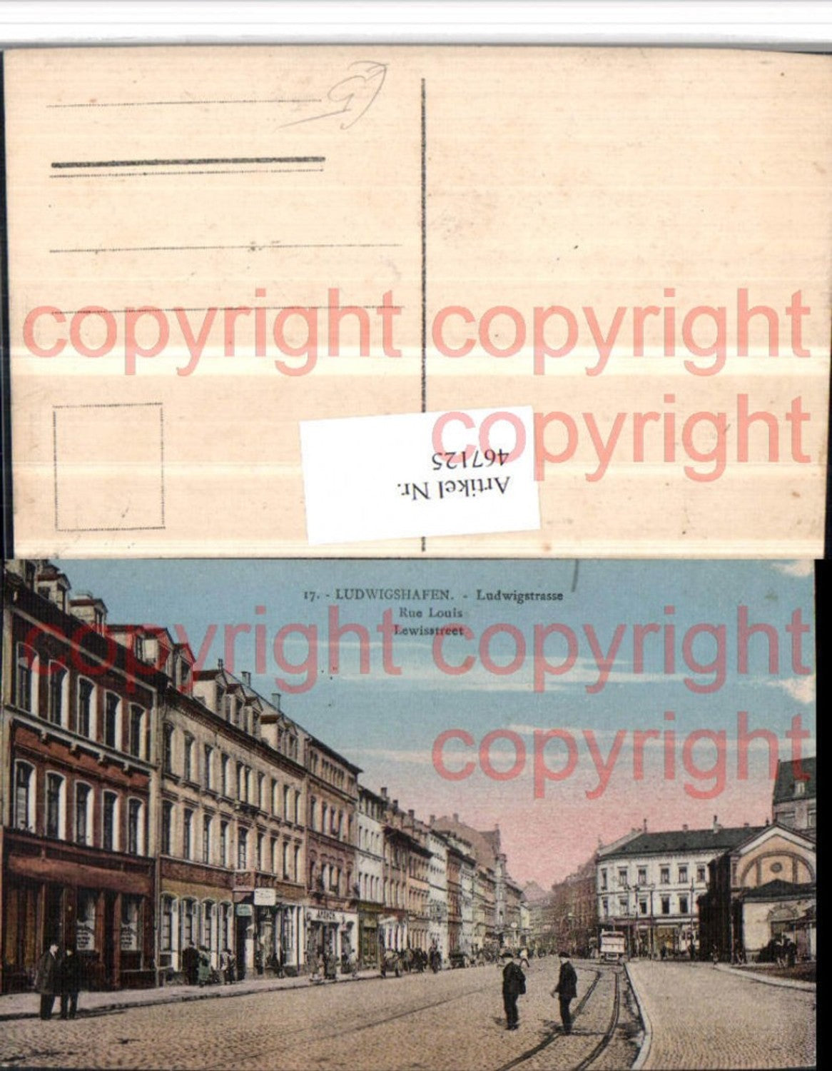 467125,Ludwigshafen Ludwigstraße Straßenansicht