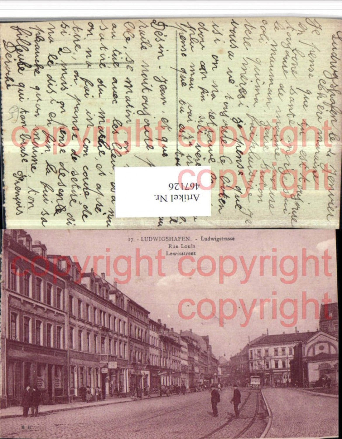 467126,Ludwigshafen Ludwigstraße Straßenansicht