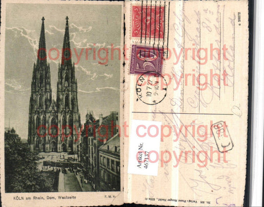 467137,Köln am Rhein Dom Kirche