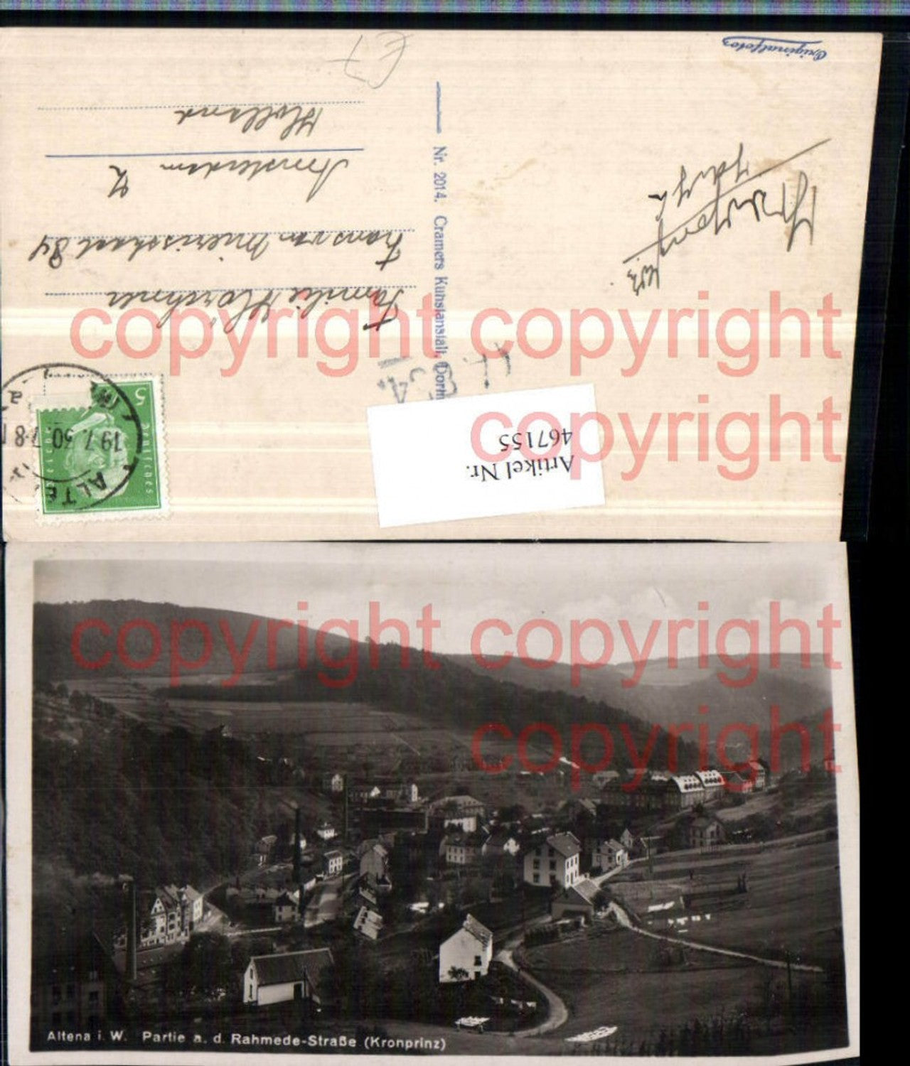 467155,Altena Partie an d. Rahmede-Straße Teilansicht