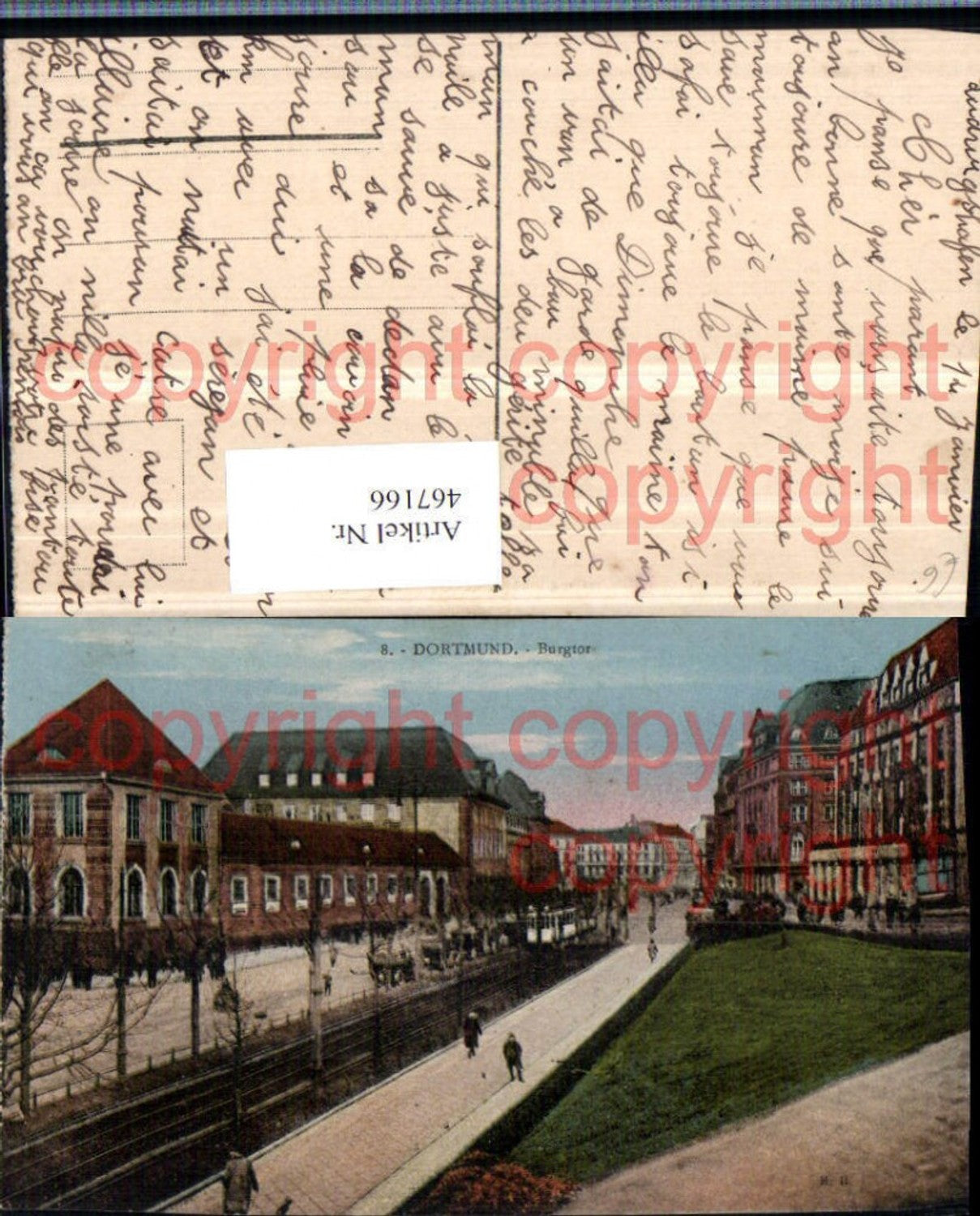 467166,Dortmund Burgtor Straßenansicht