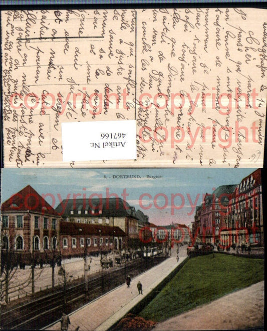 467166,Dortmund Burgtor Straßenansicht