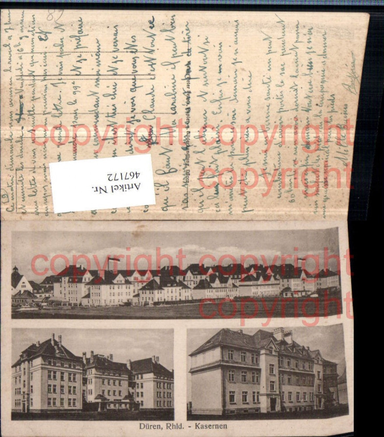 467172,Düren Kasernen Kaserne Mehrbildkarte