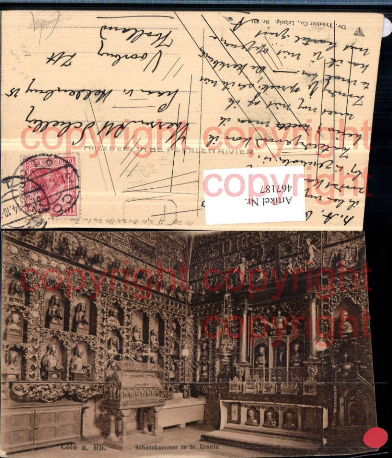467187,Cöln Köln am Rhein St. Ursula Schatzkammer