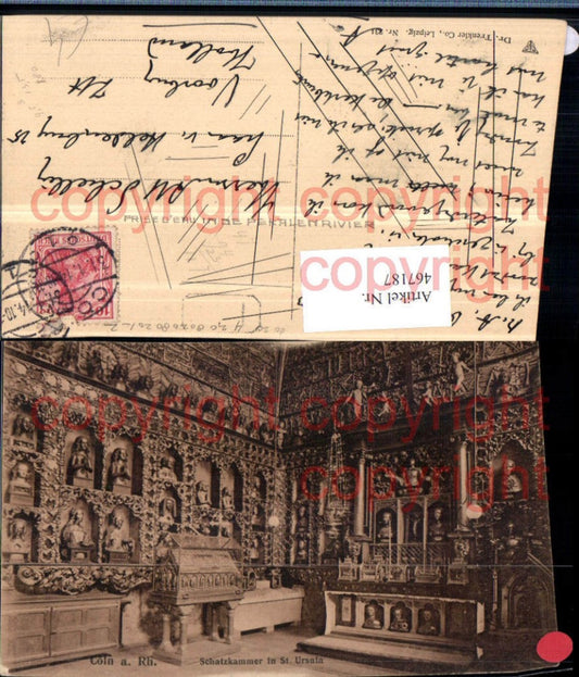 467187,Cöln Köln am Rhein St. Ursula Schatzkammer