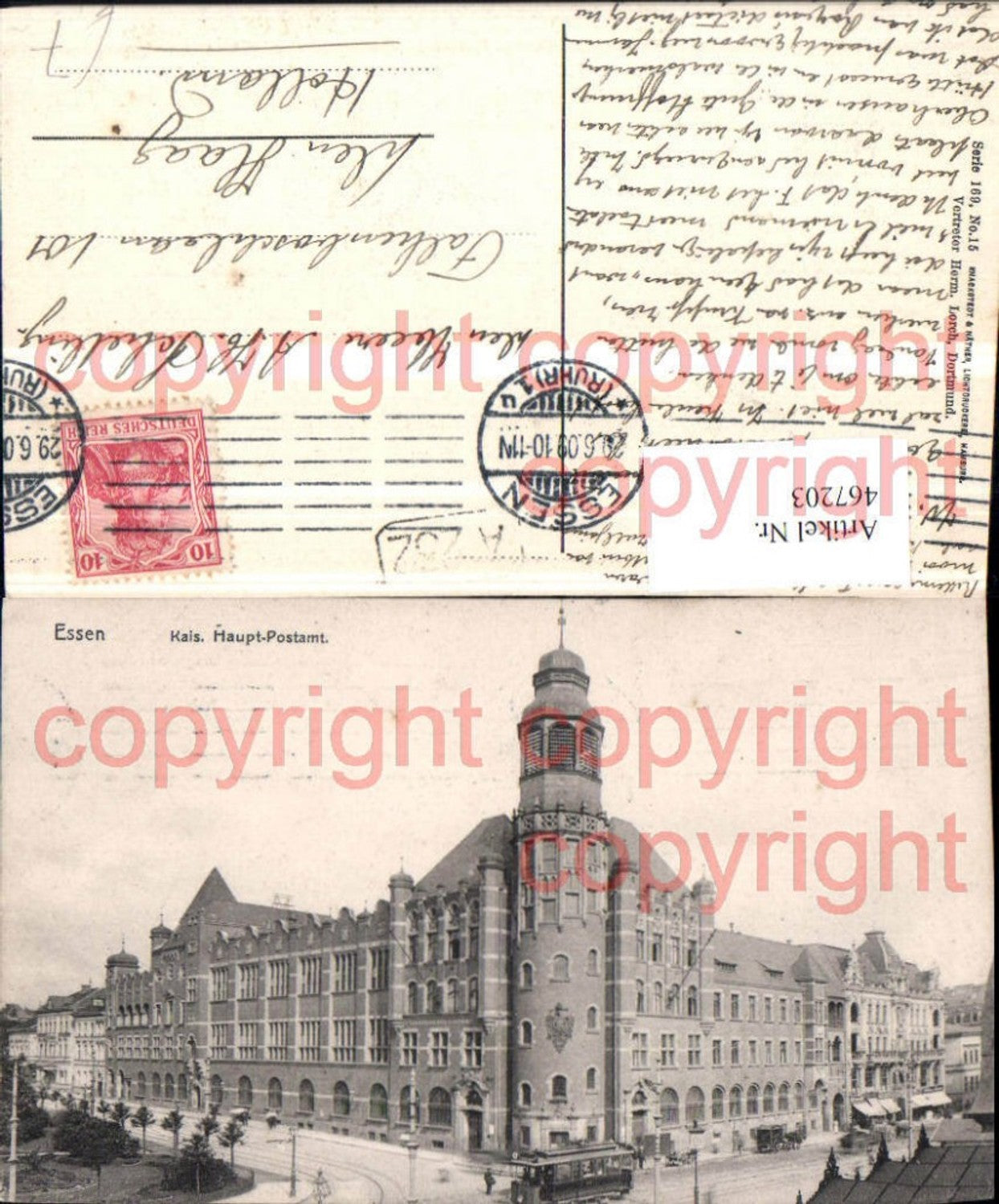 467203,Essen Haupt-Postamt Gebäude