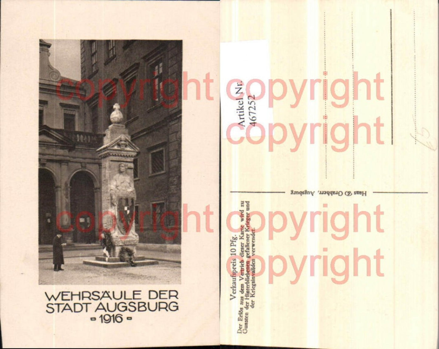 467252, Augsburg Wehrsäule Column