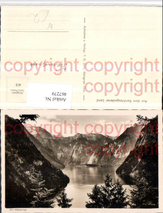 467279,Königssee See b. Schönau Bergkulisse