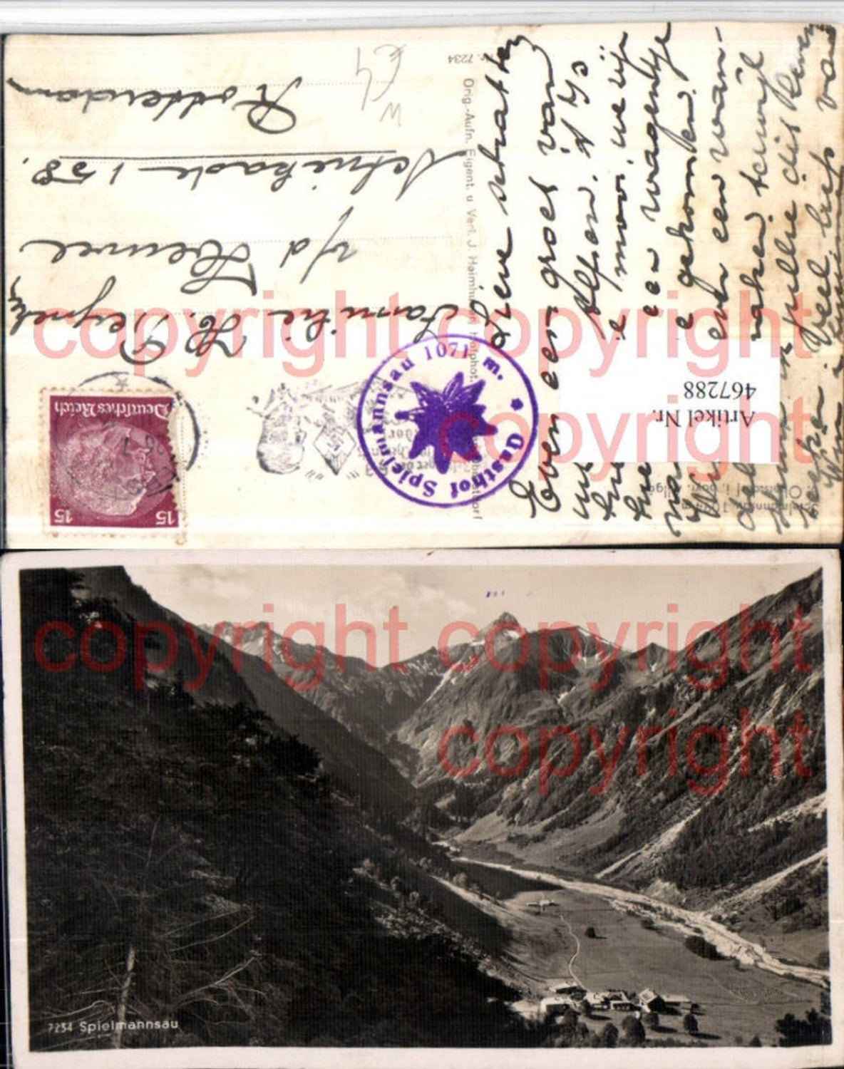467288,Spielmannsau b. Oberstdorf im Allgäu Bergkulisse