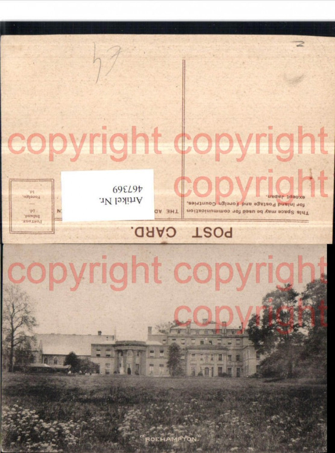 Alte Ansichtskarte – Old Postcard