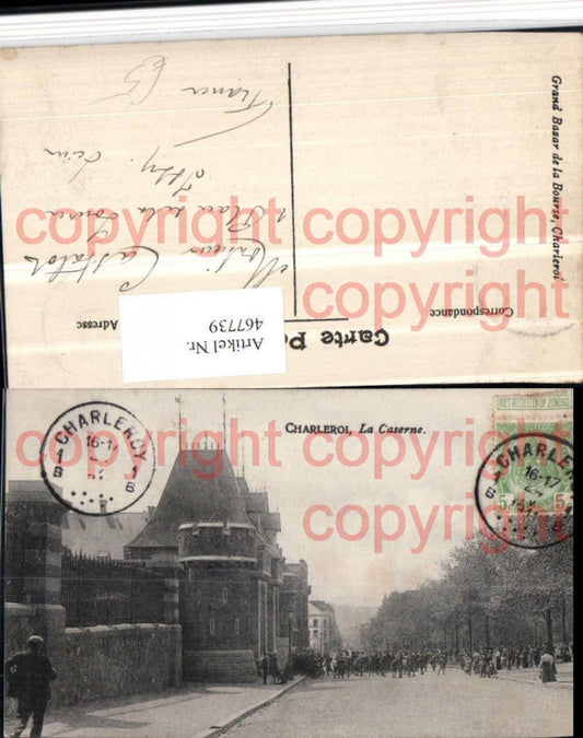 467739,Belgium Charleroi La Caserne Kaserne Straßenansicht