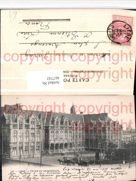 467742,Belgium Liege Lüttich Palais du Gouverneur Gebäude