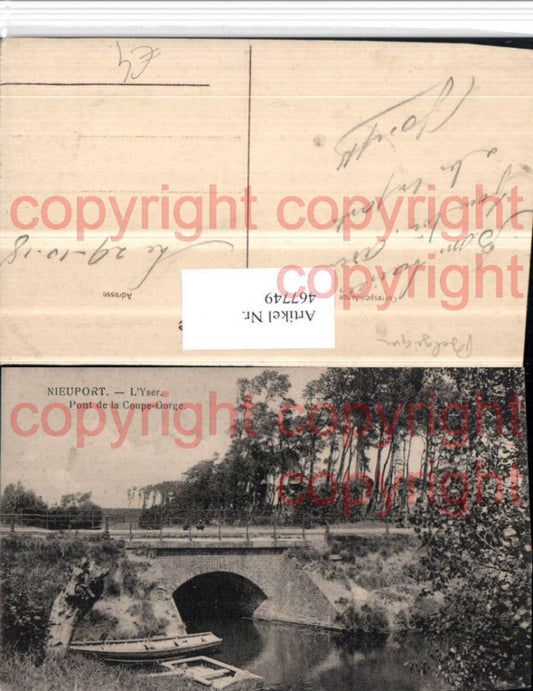 467749,Belgium Nieuport Nieuwpoort Yser Pont Coupe-Gorge Brücke