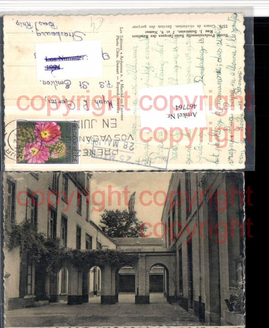 467764,Belgium Namur Ecole St-Jacques Cours recreation Section des garcons