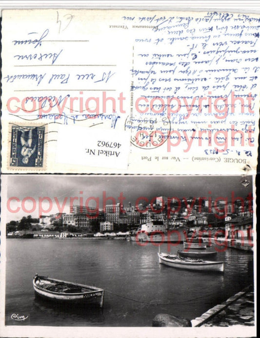 467962,Algeria Constantine Bougie Vue sur le Pont Teilansicht Boote