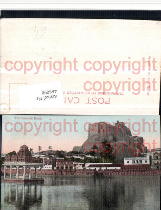 468090,India Trichinopoly Tiruchirappalli Rock Festung