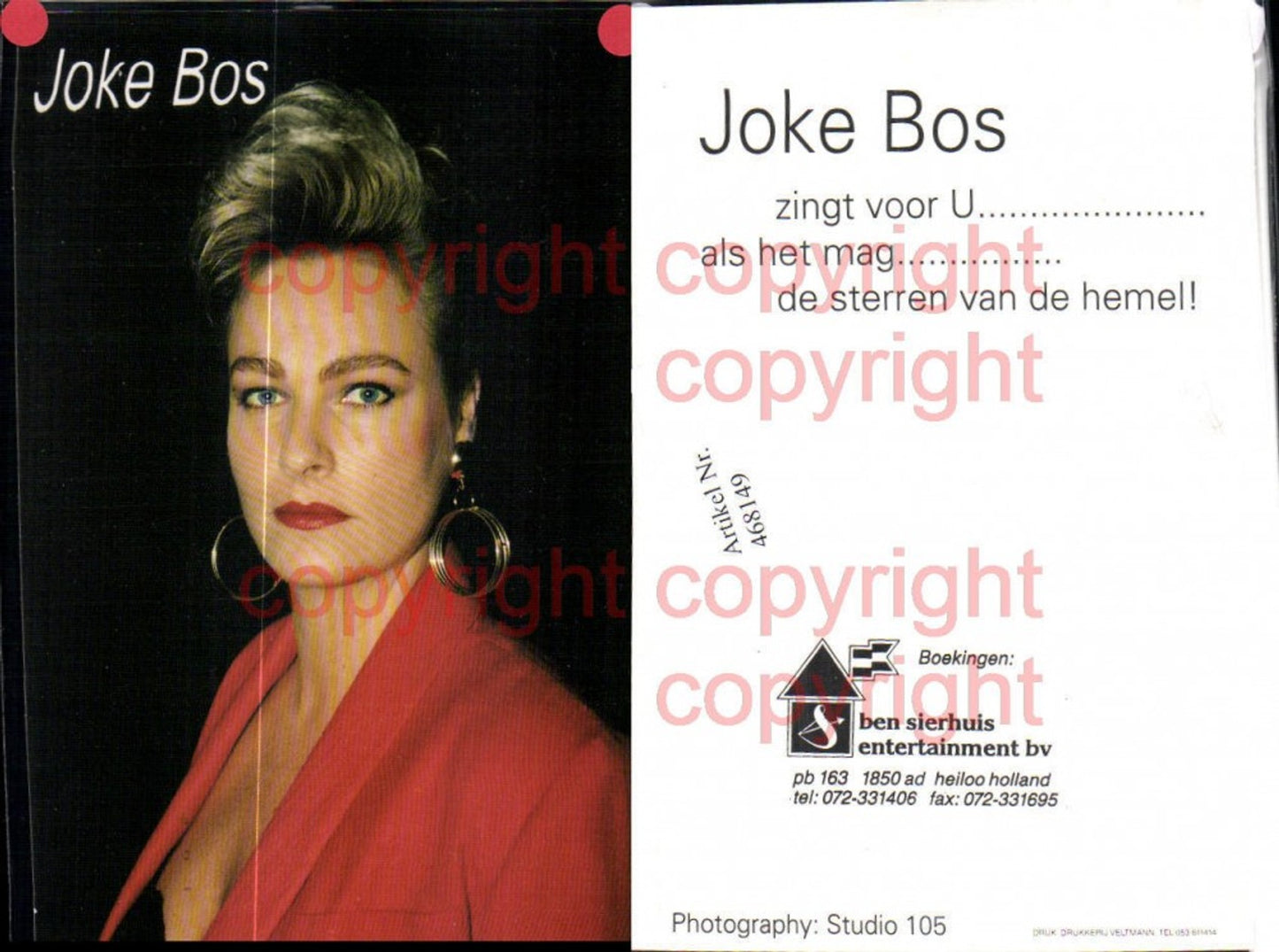 468149,Joke Bos Portrait Ohrringe