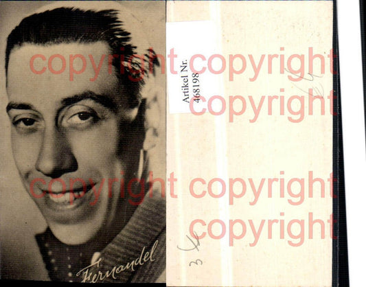 468198,Schauspieler Fernandel Portrait