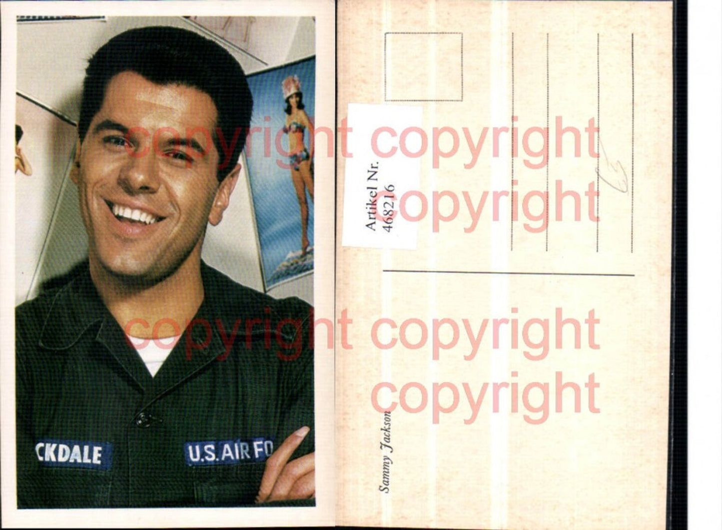 468216,Schauspieler Sammy Jackson Portrait Uniform US Air Force