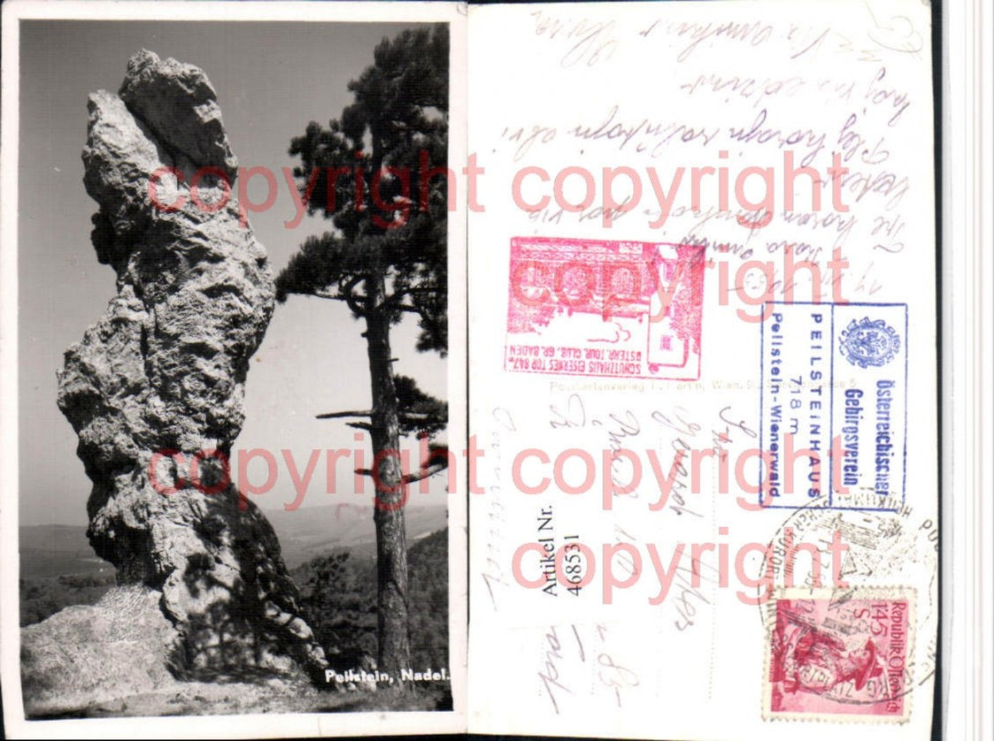 468531,Peilstein b. Altenmarkt an d. Triesting Nadel Felsen