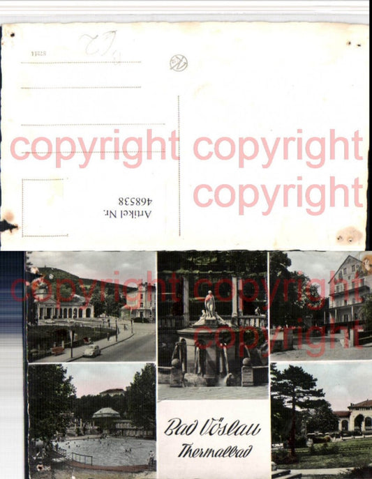 468538,Bad Vöslau Thermalbad Brunnen Mehrbildkarte