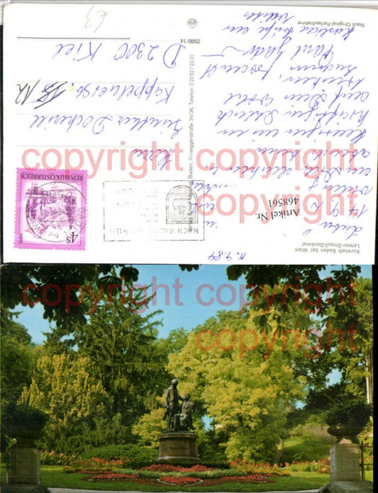 468561,Baden b. Wien Lanner-Strauß-Denkmal